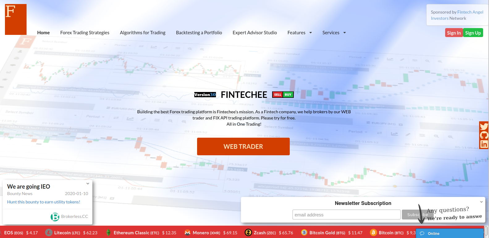 How long to make you start using a trading platform?